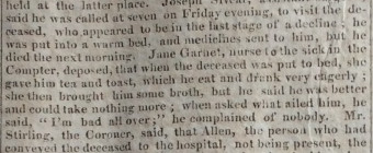 from the observer 1817 johnson the black seaman refused medical help when dying