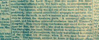 observer 1817 pickling a woman's head story