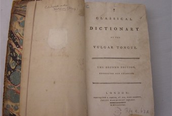 dictionary of the vulgar tongue