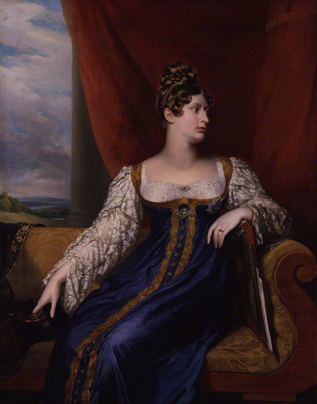Princess Charlotte by George Dawe, oil on canvas, 1817