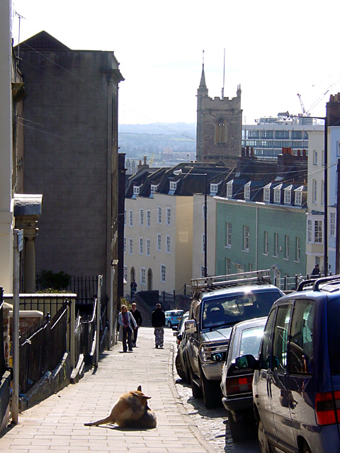 St Michaels Hill, Bristol. © Copyright Linda Bailey and licensed for reuse under this Creative Commons Licence