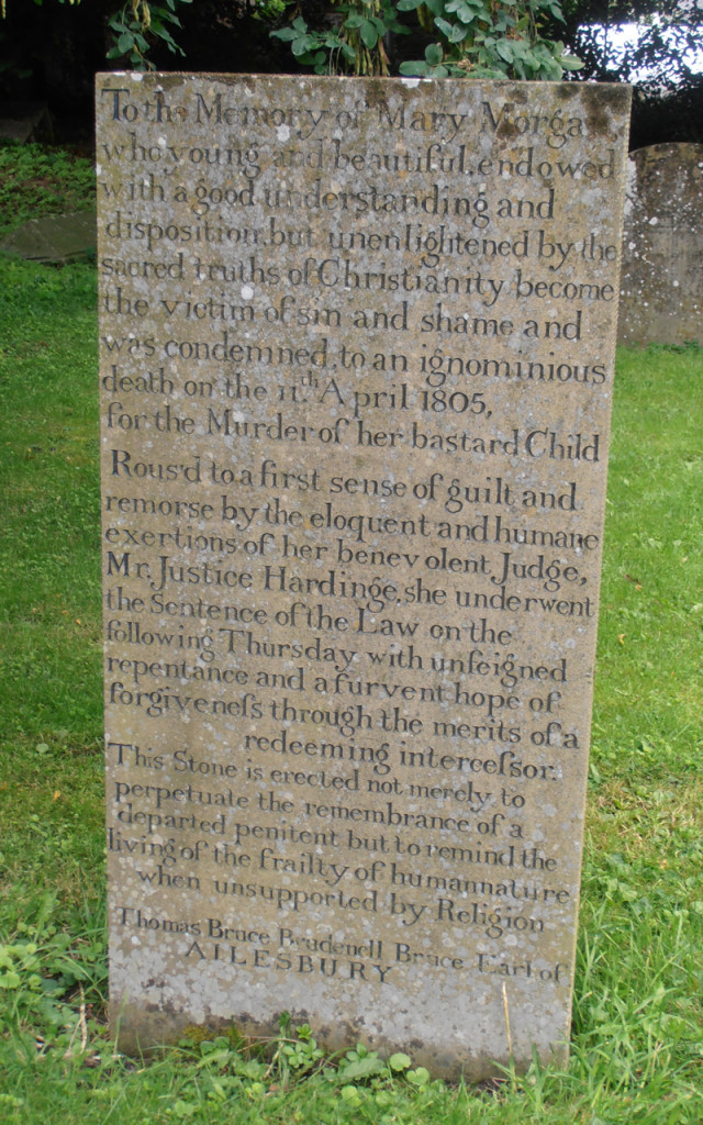 mary morgan's grave presteigne