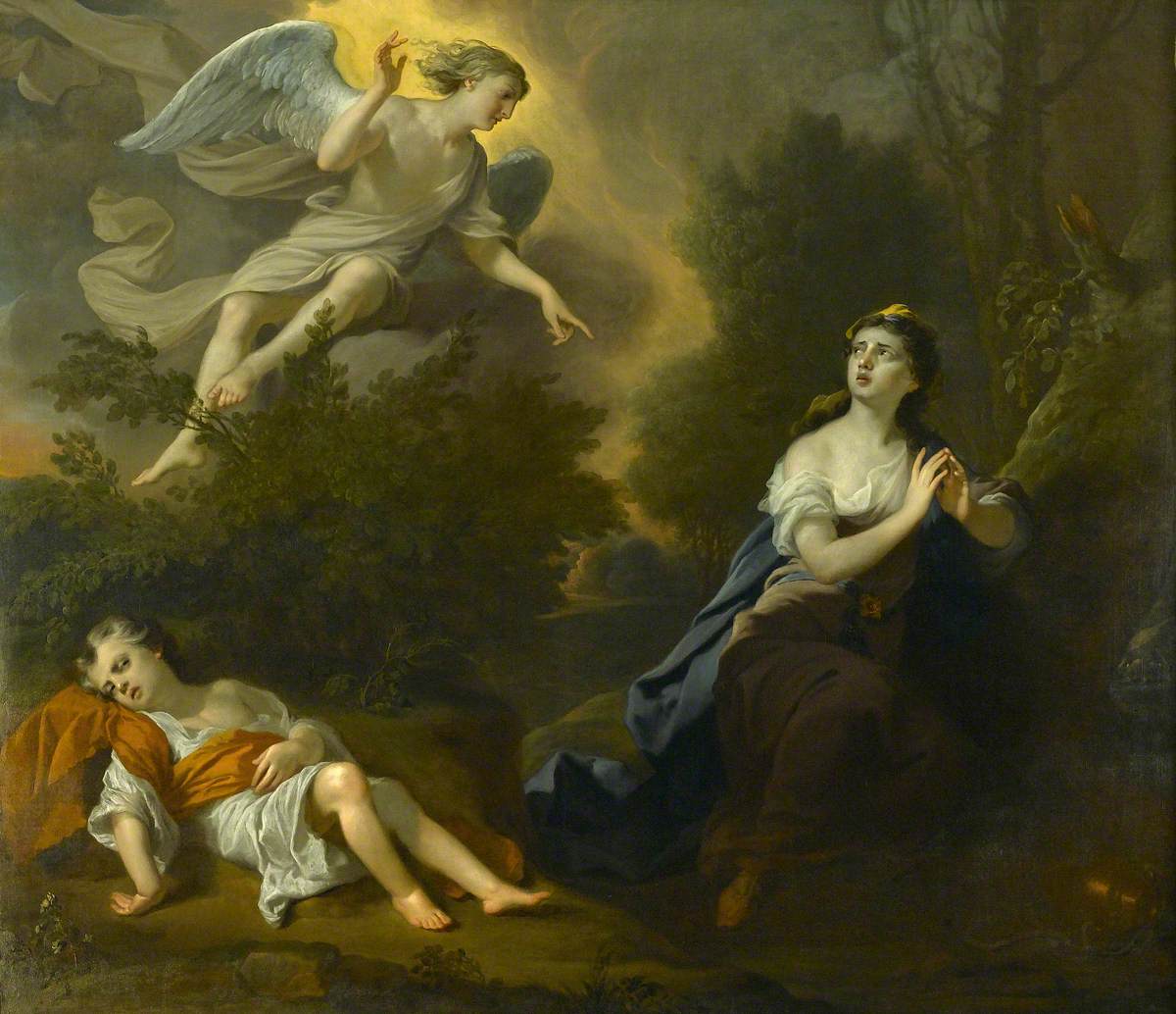 Highmore, Joseph, 16921780; Hagar and Ishmael Naomi Clifford